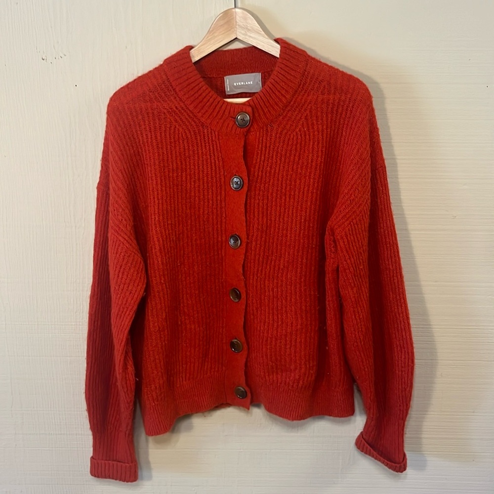 Everlane alpaca cardigan